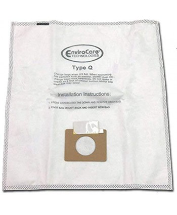 Envirocare Replacement Allergen Vacuum Bags for Kenmore Canister Type C and Q 50555 50558 50557 and Panasonic Type C-5 6 pack
