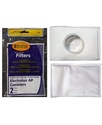 EnviroCare Replacement Vacuum Cleaner Dust Bags and After Filter Made to fit Electrolux Canister Tank Style C 8 Bags and 2 After Filters