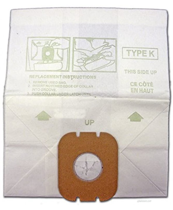 EnviroCare Replacement Vacuum Cleaner Dust Bags for Hoover Type K Canisters 3 pack