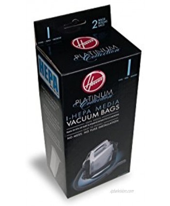 Hoover 8 Platinum I Vacuum Bags for Platinum Canisters 4 PACKS EACH WITH 2 BAGS