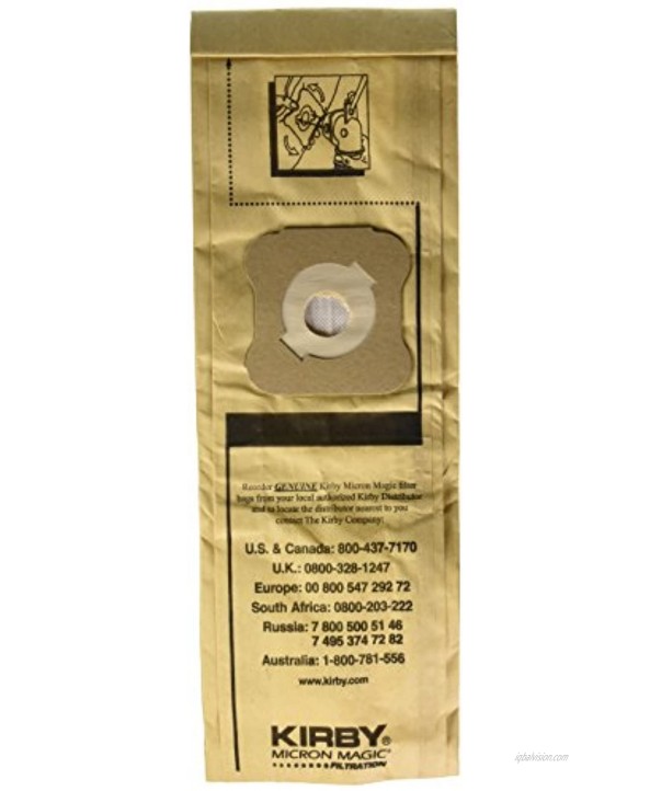 Kirby Micron Magic Filtration Vacuum Cleaner Bags for Models G4 and G5 New Old Stock Package of 9 Vacuum Cleaner Bags