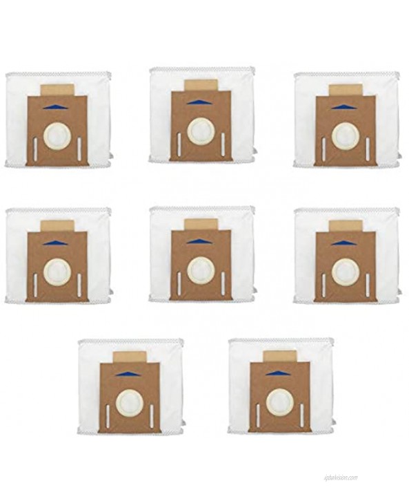 MATFORCA 8 Pack Vacuum Bags for Ecovacs DEEBOT OZMO T8 Series AIVI T8 Max N8 Pro Plus N8 Pro Robot Vacuum Fit for Yeedi Vac Station