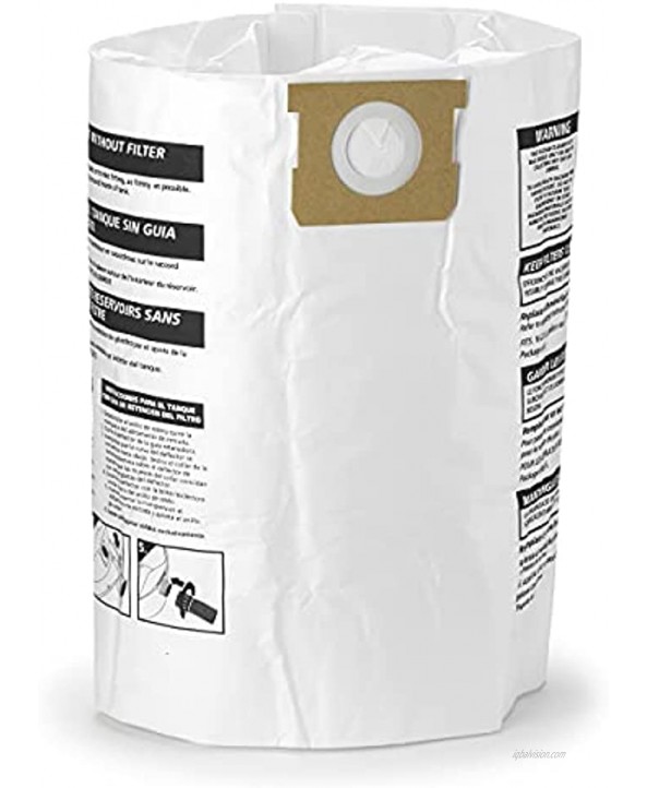 Shop-Vac 9066300 Genuine Type G 15-22-Gallon Disposable Collection Filter Bag 3 Count