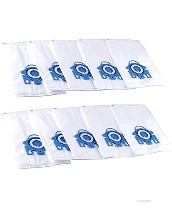 Vacuum Bags Compatible with Miele Compact C1 C2 Complete C1 C2 C3 Fit S400i-S456i S600-S658 S800-S858 & S5000-S5999 Replace 10123210 9917730 7189520 3D Efficiency GN Canister Bag