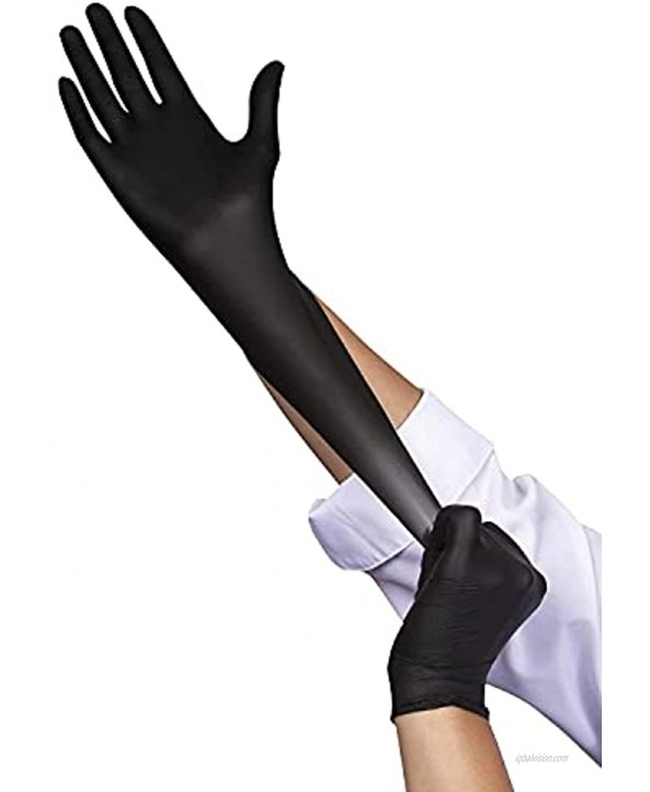 8 Mil Nitrile Gloves. Black. Latex Free Powder Free. Value for Money. 8mil Nitrile Gloves.