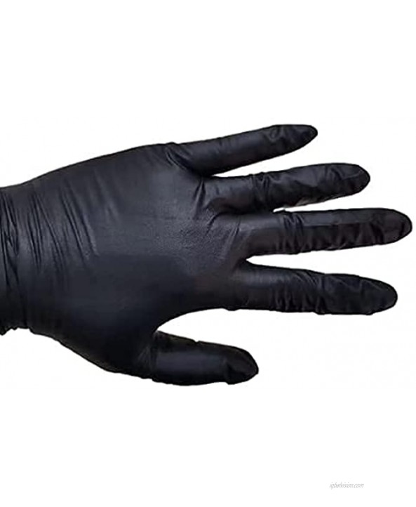 8 Mil Nitrile Gloves. Black. Latex Free Powder Free. Value for Money. 8mil Nitrile Gloves.