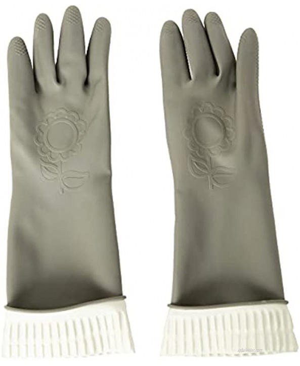 DABOGOSA Mamison Reusable Household Dishwashing Cleaning Rubber Gloves Non-Slip Kitchen Glove
