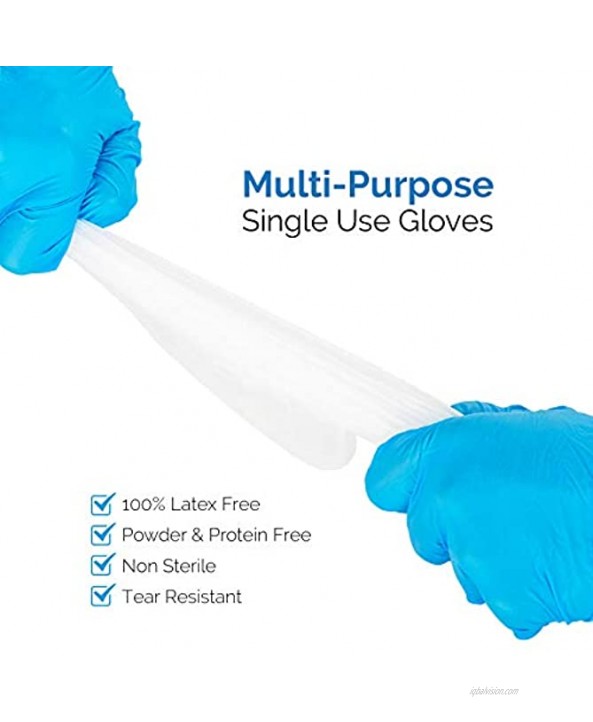 Disposable Latex Free 100 Pcs,Basic Clear Vinyl Exam Gloves,XL Size
