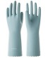 LANON Wahoo PVC Household Cleaning Gloves Reusable Unlined Dishwashing Gloves Non-Slip Medium