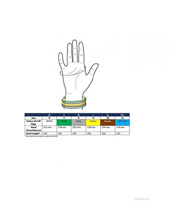 MAPA Temp-Dex 710 Nitrile Lowweight Glove High Temperature 10-1 4 Length Size 7 Black Green