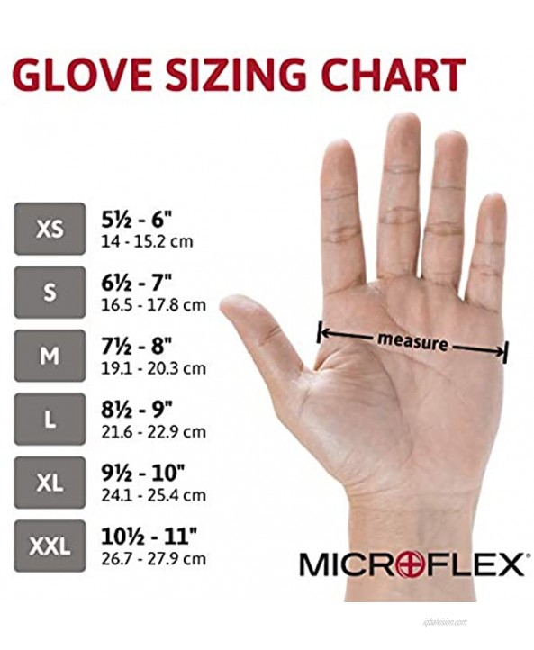 Microflex Dura Flock Flock-Lined Gloves Medium