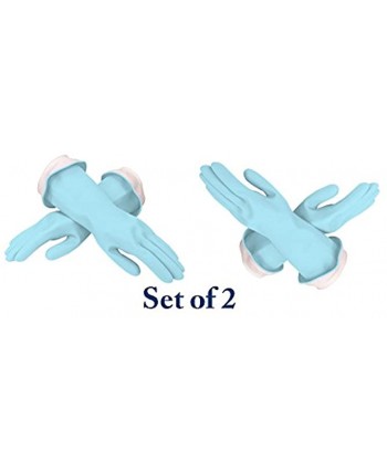 NEW! Casabella Premium"WaterBlock" Gloves Blue 2 Pair4 Gloves Medium