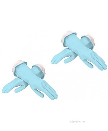 NEW! Casabella Premium"WaterBlock" Gloves Blue 2 Pair4 Gloves Medium