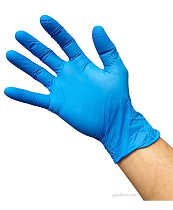 Nitrile Disposable Gloves Powder-Free Latex-Free Textured Fingertips 3 MIL thickness Size Large 1 Box of 100 Gloves by Weight