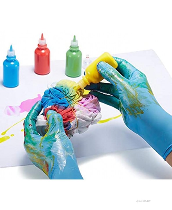 Nitrile Gloves Kids Gloves Disposable Nitrile Gloves for Children Latex Free Food Grade Powder Free for Kids Festival Preparation Crafting Painting Gardening Cooking S for 7-12 Years Blue