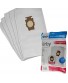 4YourHome Premium Kirby Style F HEPA Filtration Vacuum Bags Models-5 Package Sentria Generation G3 G4 G5 G6 G10 for Units Built on 2009 and Later 204808 204811