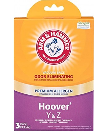 Arm & Hammer 67978GQ Hoover Type Y&Z Premium Allergen Vacuum Bag White