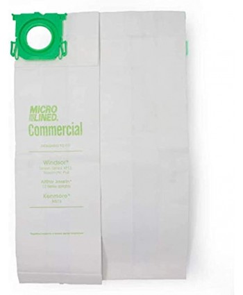 DVC Micro-Lined Paper Replacement Bags Fit Windsor Sensor Models S12 S15 SRS12 SRS15 SRS18 XP12 XP15 XP18 30 Bags