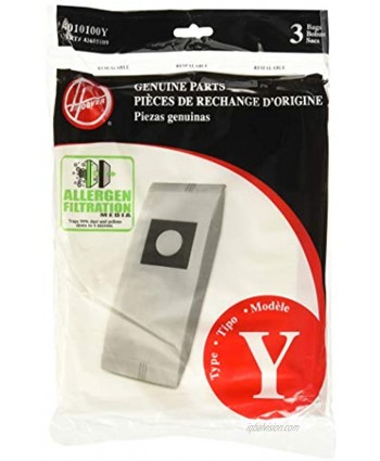 Hoover Type Y Allergen Bag 6-Pack 4010100Y