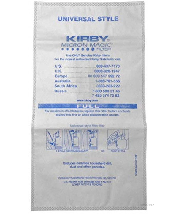 Kirby Filter Bags with Micron Magic technology 6 Pack
