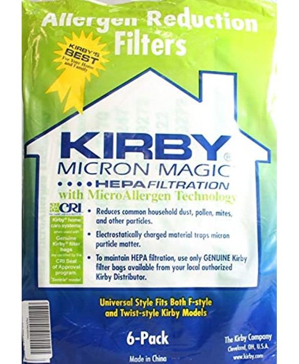 Kirby Generation 3 4 5 6 Ultimate G and Sentria HEPA Bags 6 Pack
