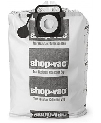 Shop-Vac 9021433 Genuine Tear Resistant Collection Filter Bags 12-20 gallon White