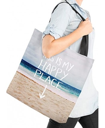Deny Designs Happy Place X Beach Carry All Tote Bag 18 X 16