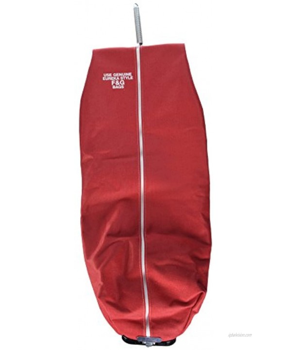 EUREKA Commercial Zipper with Latch Cloth Bag Red