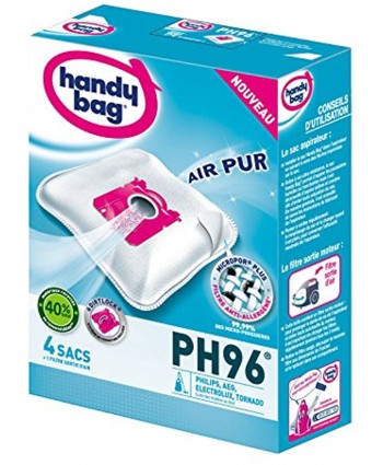 Handy Bag PH96 Philips AEG Electrolux Tornado Anti-Allergy Microfibre Vacuum Bag + HEPA Filter