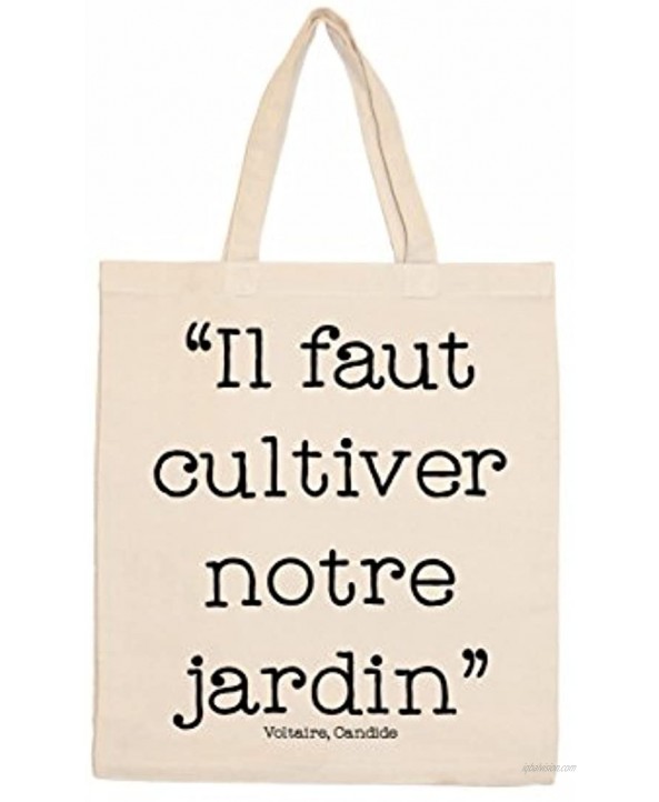 Nouvelles Images Il Faut Cultiver Notre Jardin Voltaire Retrospect Tote Bag