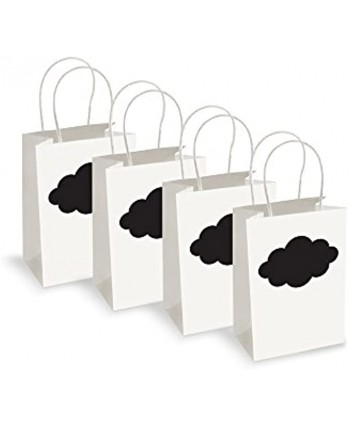 Party Craft PC400A Chalk-It-Up Gift Treat Bags White