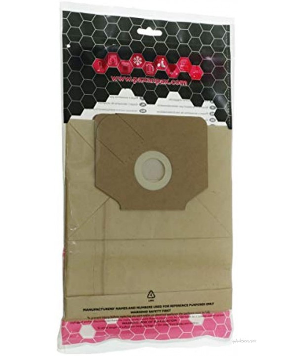 Paxanpax VB187 Compatible Paper Bags Electrolux 'E24 E25 E13N' Dolphin & 4X4 Series Pack of 5