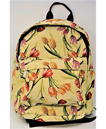 SAINTY 25482-Tulip Tulip Tapestry Large Backpack