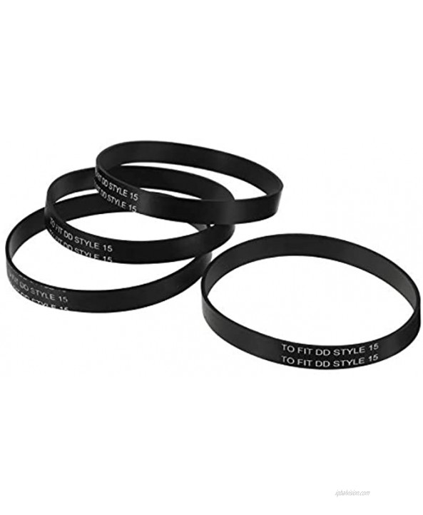 6 Pieces Replacement Vacuum Cleaner Belt Compatible with Dirt Devil Style 15 Vacuum Cleaner