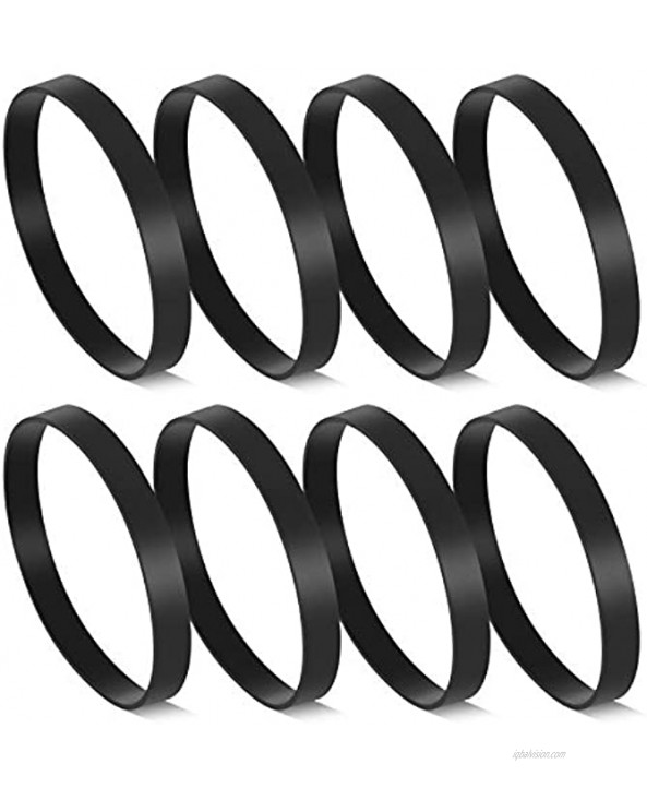 Cabiclean 8 Pack Vacuum Belts Compatible with Bissell Style 7 9 10 12 14 16 Replace Part 3031120 Belt
