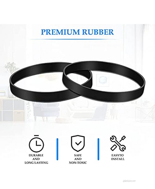 MULTIM Vacuum Cleaner Belts Compatible with Bissell Style 7 9 10 12 14 PN 3031123 3031120 32074 203-1093 Replacement Belt 2 Pack