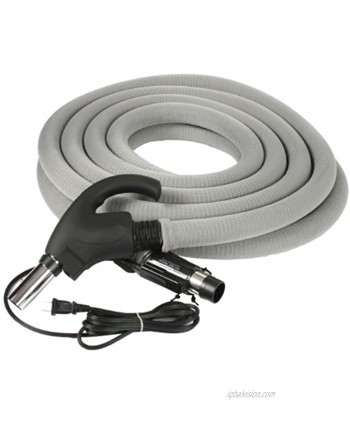 Cen-Tec Systems 99702 Central Vacuum 35 Foot Universal Connect Electric Hose with Hose Sock and Button Lock Stub Tube