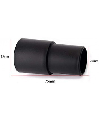HYHP 2 Pieces Vacuum Hose Adapter 35mm 1 3 8 inch to 32mm 1 1 4 inch Compatible with Common Vacuum Models Plastic Vacuum Hose Converter Suitable for Most Vacuum Cleaner