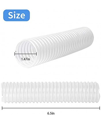 KeeTidy Lower Duct Hose 1-1 2" Replacements Floor Lower Nozzle Hose Compatible with Shark Rotator Vacuum Cleaner NV341 NV470 NV472 NV752 NV500 NV500CO NV500GD NV501 NV552 UV560 2 Pack