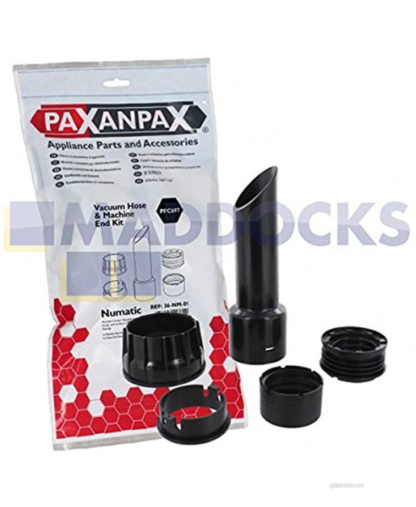 Paxanpax PFC697 Compatible Vacuum Hose & Machine End Kit Numatic 32mm
