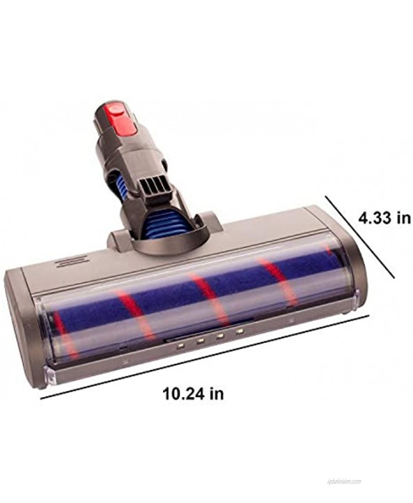 Soft Roller Cleaner Head Accessory Attachment Replacement for Dyson V7 V8 V10 V11 Cordless Vacuum Cleaner