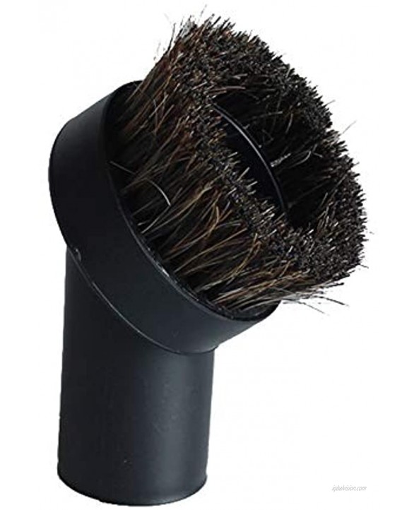 Vacuum Attachment Replacement Round Dusting Brush Soft Bristle 1.25 1-1 4 32mm Black Brush for Most Brand Accepting 1.25'' Vacuum Hose