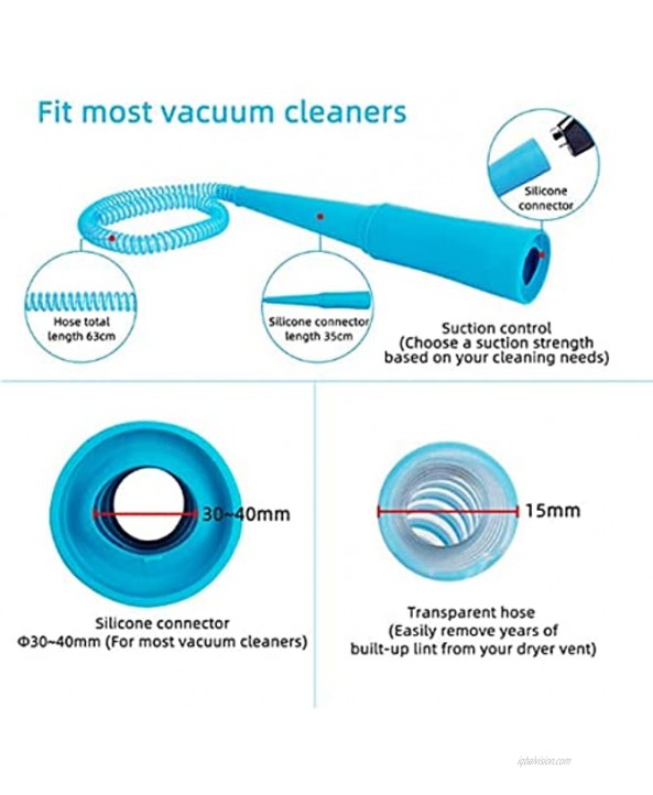 Vacuum Attachment,Cleaner Hose,Dryer Vent Hose,Extension hose,Remove absorbent hair lint