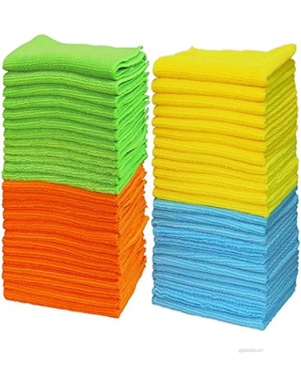 50 Pack Simple Houseware Microfiber Cleaning Cloth 12 x 12