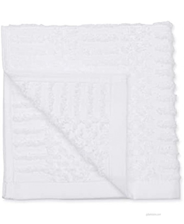 Basics 100% Cotton Kitchen Dish Cloths 12 x 12-Inch Absorbent Durable Ringspun Cloth 8-Pack White
