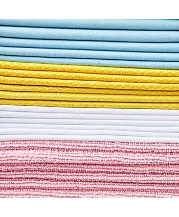 Basics Cleaning Cloth Multi-colored Mix Bundle 24-Pack