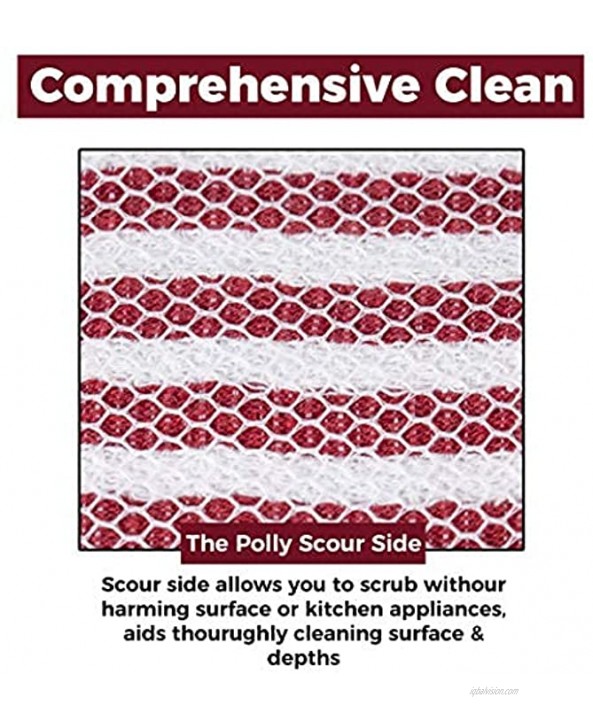 Bliss Casa Dish Cloth Scrubber 12 Pack Kitchen Cloth Scrubber for Cleaning Multipurpose Cleaning Cloths