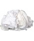Buffalo Industries 10525 White Recycled T-Shirt Cloth Rags 50 lb. box