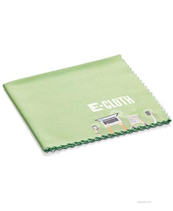 E-Cloth Reusable Personal Electronics Microfiber Cleaning Cloth for Phones Tablets & Devices 300 Wash Guarantee Green 3 Pack