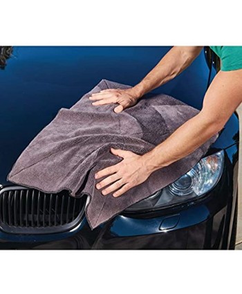 Grant's Premium XL Plush Drying Towel 6 Square Feet 29-3 4" x 29-1 2" Ultra Absorbent All-Purpose Lint-Free Scratch-Free Microfiber